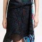 $378 New BCBG Max Azria Runway Blue Strapless Chiffon Woven Cocktail Dress 12
