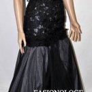 $998 New BCBG Max Azria Black " Rita" Cut Out Lace Cocktail Party Gown Dress 4