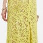 $398 New BCBG Max Azria "Cain" Bright Lemon Sequin Cocktail Party Gown 12P