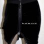 $188 New BCBG Max Azria Dark Black Rayon Silk Blend Velour Ruched Skirt 6