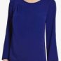 $148 New BCBG Max Azria "Elma" Blue Sapphire Cocktail Party Top NWT S