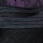 $898 New BCBG Max Azria Taffeta Lace Black Tiered Cocktail Long Dress Gown ~0~