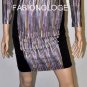 $238 New BCBG Max Azria French Lavender Draped Jersey Party Dress M