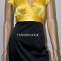 $278 New BCBG Max Azria Lemon Twofer Rayon Cocktail Party Dress 4P