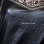 $288 New BCBG Max Azria "GRETA" Black  Lace Satin Party Dress L