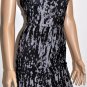 $318 New BCBG Max Azria One Shoulder Black Bandage Power Short Dress L