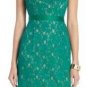 $248 New BCBG Max Azria "Alice" Ultra Green Lace Cocktail Party Dress 8