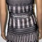 $348 New BCBG Max Azria "Rachel" Mauve Black Tiered Tulle Short Cocktail Dress 2