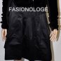 $318 New BCBG Max Azria Rayon Silk Knit Black Valour Top Jacket M