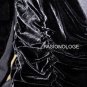 $318 New BCBG Max Azria Rayon Silk Knit Black Valour Top Jacket M