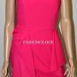$248 New BCBG Max Azria "Gretchen" Begonia Peplum Cocktail Party Dress 2
