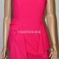 $248 New BCBG Max Azria "Gretchen" Begonia Peplum Cocktail Party Dress 8
