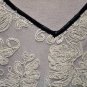 $978 New BCBG Max Azria Collection Embroidered Lace Mesh Mocha Cocktail Dress L