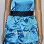 $198 New BCBG Breeze Tiered Satin Embellished Cocktail Dress 10
