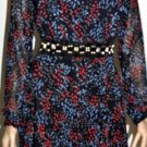 $168 New BCBG Chiffon Overlay Embellish Party Dress 10