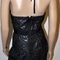 $298 New BCBG Ink Embellished Jacjuard Party Dress 12