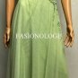 $348 New BCBG Max Azria Light Green Sequin Tulle Halter Cocktail Party Dress M
