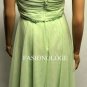 $348 New BCBG Max Azria Light Green Sequin Tulle Halter Cocktail Party Dress M