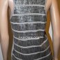 $248 New BCBG Max Azria Moss "BELLE" Sequin Knit Top L