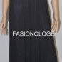 $308 New Max&Cleo by BCBG Black Taffeta Chiffon Cocktail Long Dress Gown 4
