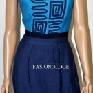 $238 New BCBG Max Azria Pacific Blue Bamboo Knit Cocktail Party Dress 2