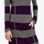 $228 New BCBG Max Azria "Elsie" Plum Berry Cocktail Sweater Dress XS