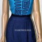 $238 New BCBG Max Azria Pacific Blue Bamboo Knit Cocktail Party Dress 8