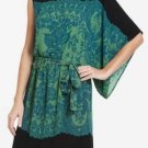 $268 New BCBG Max Azria "Leia" Black Lawn Lace Print Cocktail Party Dress NWT L