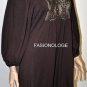 $240 New BCBG Max Azria Dark Java Knit Crochet Short Party Dress XXS