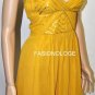 $338 New BCBG Max Azria Bamboo Woven Silk Chiffon Party Cocktail Dress 8