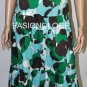 $218 New BCBG Max Azria Floral Print Cotton Ruffle Cocktail Party Dress M