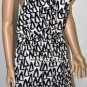 $178 New BCBG Black Combo Ruffle Cocktail Party Dress M