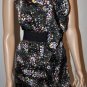 $178 New BCBG Cascading Ruffle Satin Mini Party Dress M