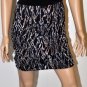 $178 New BCBG Black Banded Skirt Jersey Party Dress S