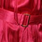 $248 New BCBG Max Azria Bright Raspberry Belted Silk Party Cocktail Top S