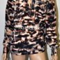 $198 New BCBG Max Azria "Joss" Frosted Plum 100% Silk Party Top S