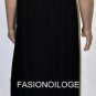 $198 New BCBG Colorblock Strapless Black Long Jersey Party Dress 4