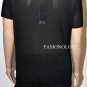 $238 New BCBG Max Azria Black 100% Silk Sequin Party Top M
