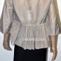 $188 New BCBG Max Azria "Jilla" Hazelnut Silk Kimono Top S