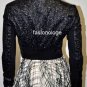 $248 New BCBG Max Azria Black Zipper Faux Leather Jacket Coat XS