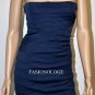 $228 New BCBG Max Azria Carbon Strapless Bandage Power Dress 10