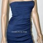 $228 New BCBG Max Azria Carbon Strapless Bandage Power Dress 10