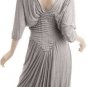 $396 New BCBG Max Azria Light Heat Rayon Draped Cocktail Party Dress XS