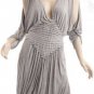 $396 New BCBG Max Azria Light Heat Rayon Draped Cocktail Party Dress XXS