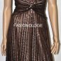 $348 New BCBG Max Azria Chai Mesh Overlay Sequin Cocktail Dress XS