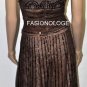 $348 New BCBG Max Azria Chai Mesh Overlay Sequin Cocktail Dress XS