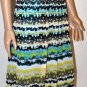 $298 New Max&Cleo by BCBG Blue Print Strapless Chiffon Long Party Dress Gown 2