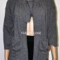 $298 New BCBG Wool Blend Medium Heather Knit Cardigan Sweater L