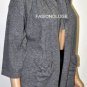 $298 New BCBG Wool Blend Medium Heather Knit Cardigan Sweater L