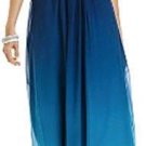 $458 New BCBG Max Azria Ultra Violet One Shoulder Ombre Cocktail Party Dress 8